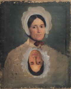 2 つの女性の頭の研究