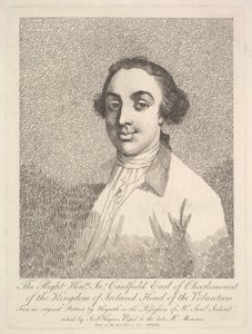 1782 年 3 月 19 日、イスラエル王国シャルルモント伯爵ジェームズ・コールフィールド 作： Joseph Haynes