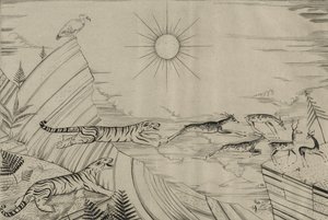 Asie、1928年発行（敷紙に彫刻） 作： Joseph Hecht