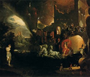イタリア語： Pluto giunge dal Tartaro
ドイツ語：Hades
