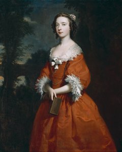 ミスハミルトン、1735-45年頃 作： Joseph Highmore
