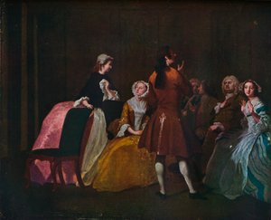 ハーロウ一家、サミュエルリチャードソンクラリッサ、c1745 作： Joseph Highmore