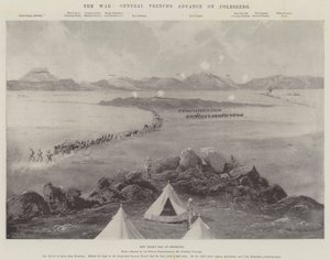 戦争、コールズバーグでのフランス将軍の前進