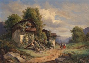 ヨーゼフ・ヘーガー 1852年の田園風景