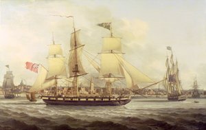 リバプール沖の2つのポジションにあるアイルランドのパケット 作： Joseph Jenkinson