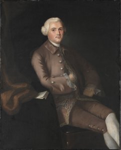 ジョン・ブラウン、c。 1760年（キャンバスに油彩） 作： Joseph Jonathan Blackburn