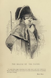 ケニー・メドウズThe Beadle of the Parish」(エングレービング) 作： Joseph Kenny (after) Meadows