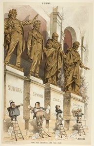 旧指導者と新指導者 作： Joseph Keppler