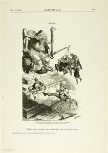 裁判員制度における一人勝ち、パックより 作： Joseph Keppler