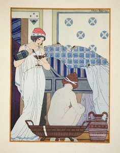 バース席、「ヒポクラテスの作品」からのイラスト、1934年 作： Joseph Kuhn Regnier