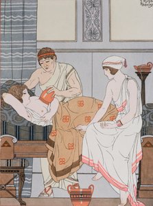 カッピング、「ヒポクラテス全集」、1932年のイラスト 作： Joseph Kuhn Regnier