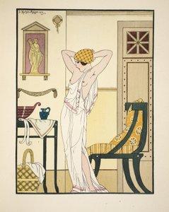 洗髪、「ヒポクラテスの作品」からのイラスト、1934 作： Joseph Kuhn Regnier