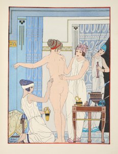 メディカルマッサージ、「ヒポクラテスの作品」のイラスト、1934年 作： Joseph Kuhn Regnier
