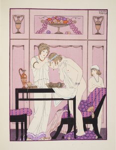 鼻血、「ヒポクラテスの作品」からのイラスト、1934年 作： Joseph Kuhn Regnier