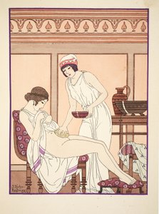 スポンジバス、「ヒポクラテスの作品」からのイラスト、1934年 作： Joseph Kuhn Regnier