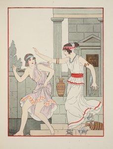 手の平に打たれた、「ヒポクラテスの作品」、1934年のイラスト