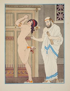 若々しい戯れ、「ヒポクラテスの作品」、1934年のイラスト 作： Joseph Kuhn Regnier