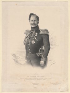 アレクセイ・フョードロヴィッチ・オルロフ伯爵の肖像 1787-1862 作： Joseph Lemercier