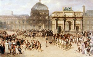 帝国の下での見直しの日（1810年）。 1862年（絵画） 作： Joseph Louis Hippolyte Bellange