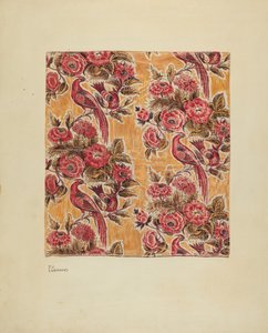 黄釉更紗、c。 1939年。 作： Joseph Lubrano