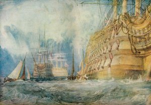 店でのファーストレート、1818 作： Joseph Mallord William Turner