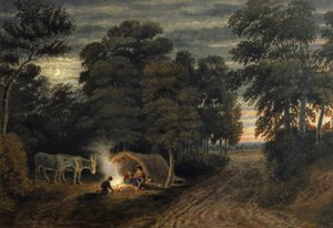 ジプシーキャンプ 作： Joseph Mallord William Turner