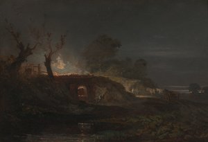 Limekiln em Coalbrookdale 作： Joseph Mallord William Turner