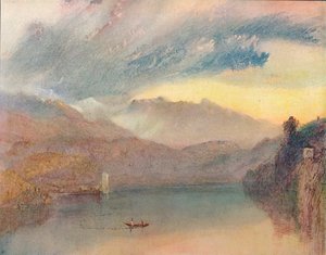 スイスの湖、1909 作： Joseph Mallord William Turner