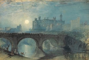 アルンウィック城、c。 1829 作： Joseph Mallord William Turner
