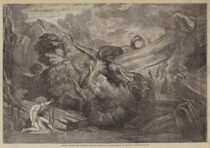 Pythonを殺害するアポロ 作： Joseph Mallord William Turner