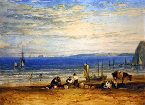 Babbacombe Bay（水彩・紙） 作： Joseph Mallord William Turner