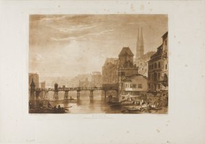 バーゼル、Book of Studies のプレート 5 作： Joseph Mallord William Turner