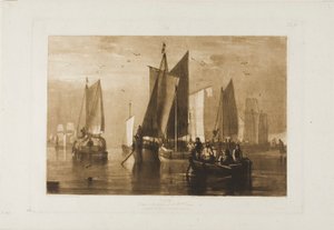 落ち着いて、Book of Studies のプレート 44 作： Joseph Mallord William Turner