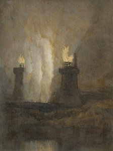 キャロン鉄工所、1800年頃 作： Joseph Mallord William Turner