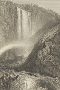 テルニのカスケード、1820年頃 作： Joseph Mallord William Turner