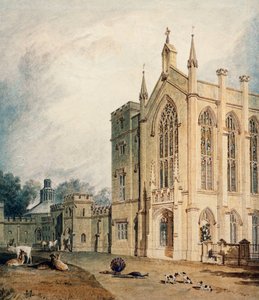 カシオベリー、ウエストフロント、1807年頃 作： Joseph Mallord William Turner