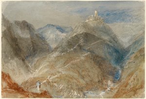 ジュネーブ近郊の城 作： Joseph Mallord William Turner