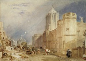 クライストチャーチカレッジ、オックスフォード 作： Joseph Mallord William Turner