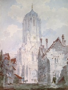 クライストチャーチ、オックスフォード、1795 作： Joseph Mallord William Turner