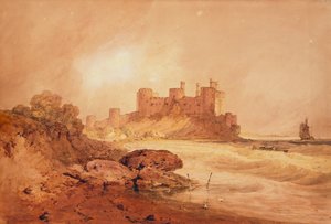 北ウェールズのコンウェイ城、1800年頃 作： Joseph Mallord William Turner