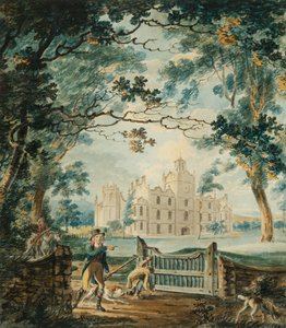 Cote House、ブリストル近郊、1792年（紙と紙とペン） 作： Joseph Mallord William Turner