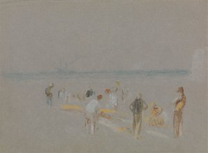 グッドウィン サンドのクリケット 作： Joseph Mallord William Turner