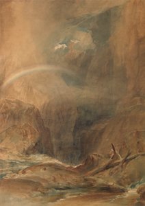 悪魔の橋、サンゴッタルド峠 作： Joseph Mallord William Turner