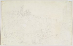 ダーラム、1801年頃（紙に鉛筆）