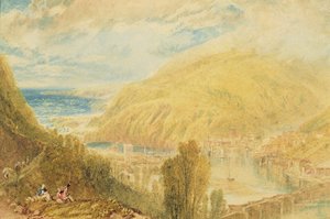 コーンウォールのイースト・ルーとウェスト・ルー、1816年頃（紙に水彩画）