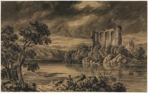 カンバーランド州エグレモント城。 作： Joseph Mallord William Turner