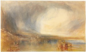 ルツェルン湖のフリュエレン 作： Joseph Mallord William Turner