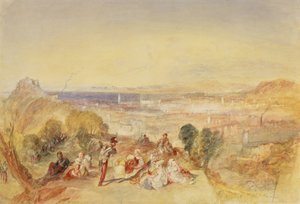 イタリア、ジェノヴァ、1851年頃（紙に水彩画） 作： Joseph Mallord William Turner