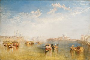 ジュデッカ、健康の女性とサンジョルジョ 作： Joseph Mallord William Turner