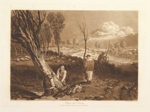 Liber Studiorumのヘッジと破棄、パートX、プレート47、1812年5月23日。 作： Joseph Mallord William Turner